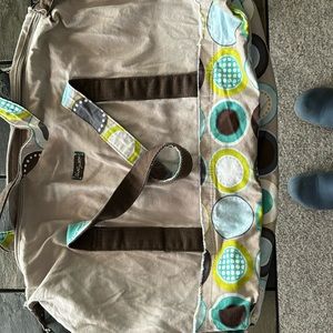Thirty one large duffel bag.  Used once.  Lots of space for many uses.